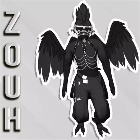 Zouh • e-Bird • VRChat Avatar • PC/Quest | By SevynElevyn | VRCArena