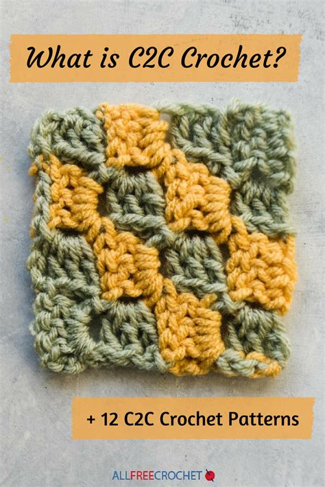 What is C2C Crochet? + 12 C2C Crochet Patterns | AllFreeCrochet.com