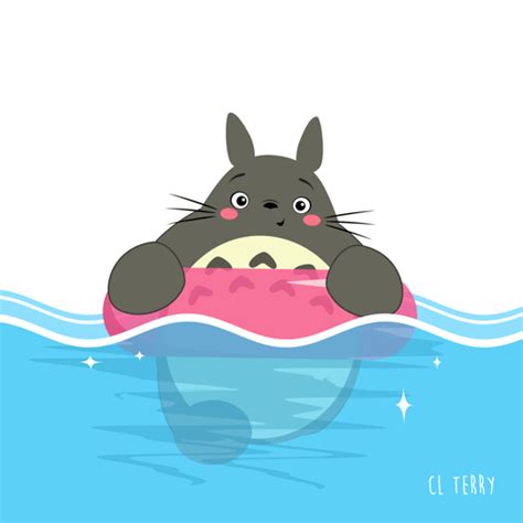 Totoro’s Daily Life in Funny GIFs – Fubiz Media | Totoro, Funny gif ...