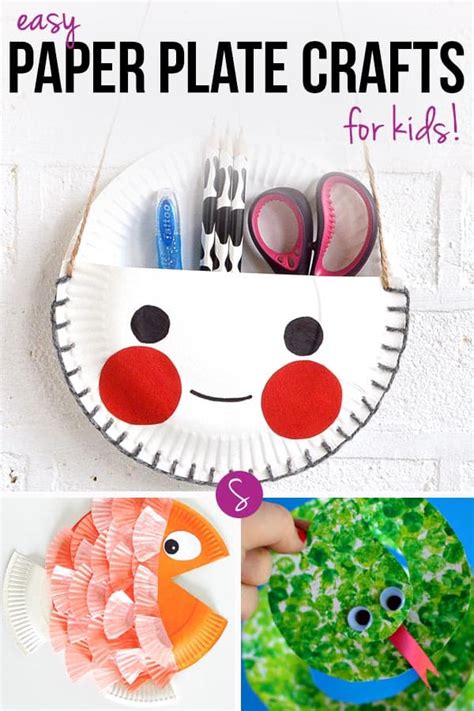 Easy Paper Plate Crafts for Kids of All Ages to Enjoy! | Just Bright Ideas