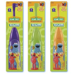 Butler Gum Sesame Street Power Toothbrush | Sesame street, Pre school ...