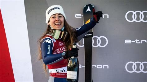 Italy's Sofia Goggia and Norway's Aleksander Aamodt Kilde win downhill titles at Val d'Isere ...