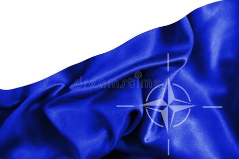 NATO Flag Silk Fabric Wallpaper Background Wave Alliance Security ...