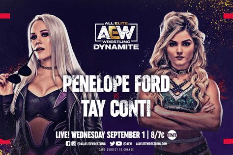 Tay Conti vs. Penelope Ford Set For 9/1 AEW Dynamite | Fightful News