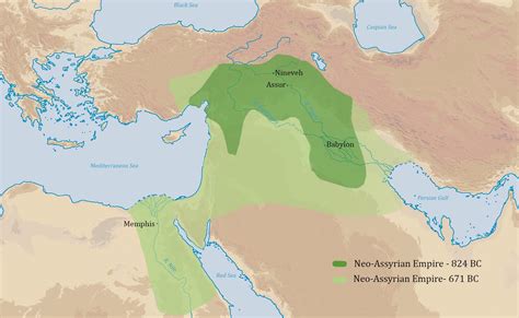 Neo Babylonian Empire Map