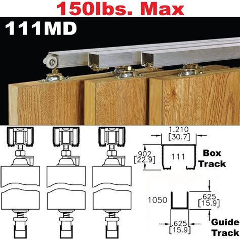 Johnson Pocket Door Track Kit | Sliding door hardware, Sliding doors ...