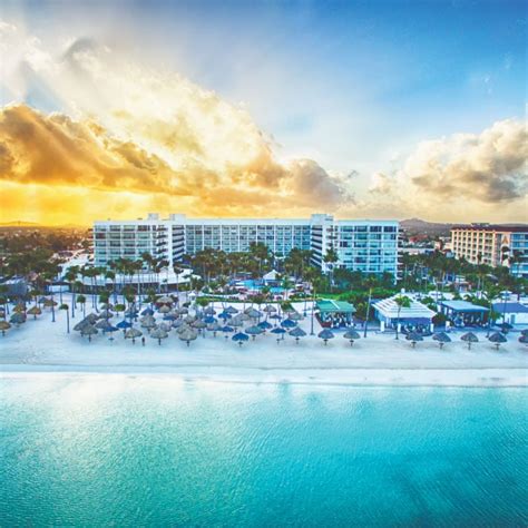 Aerial view of Aruba Marriott Hotel - Travel Off Path