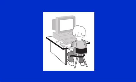 Computer Lab Clipart Black And White