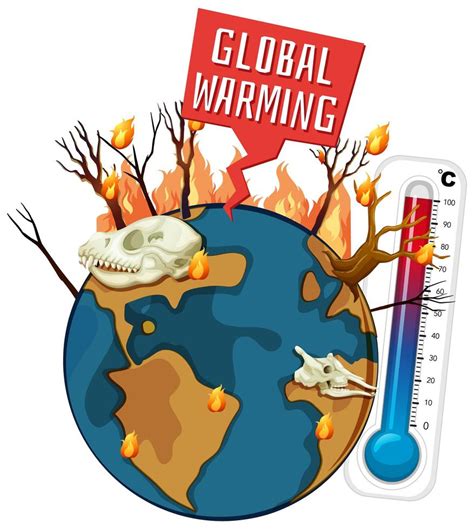 Global warming with deforestation on earth 1235115 Vector Art at Vecteezy