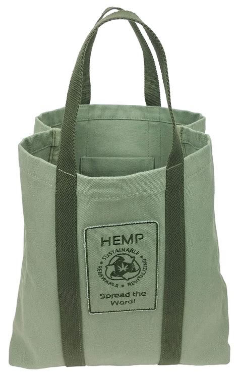 100% Hemp Canvas Heavy Duty Reusable Shopping Tote Bag