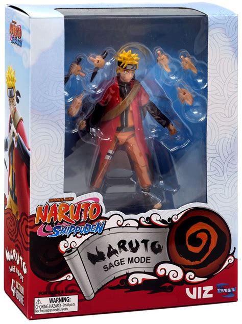 Naruto Shippuden Naruto Sage Mode Exclusive 6 Action Figure Toynami ...