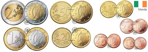 Irish Euro Coins | Images and Value of Each Euro Coin from Ireland