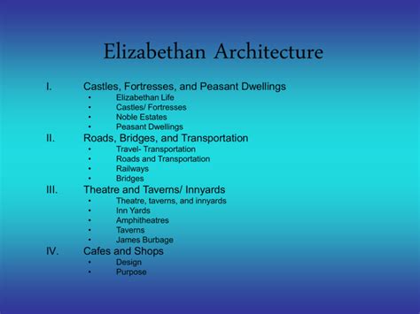 Elizabethan Architecture Group