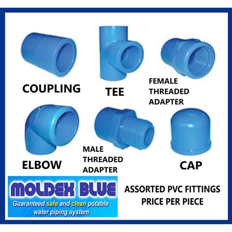 Moldex Blue PVC Fittings Assorted Price Per Piece | Shopee Philippines