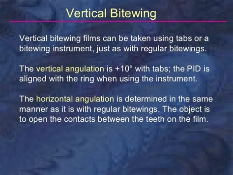 radiology-bitewing-technique