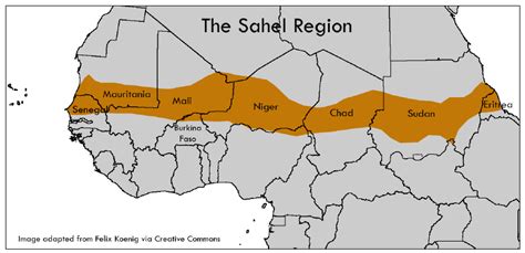 Sahel Desertification Map