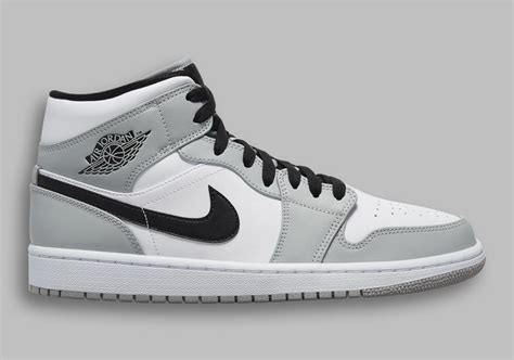 Air Jordan 1 Mid Light Smoke Grey 554724-092 Release Info | SneakerNews.com