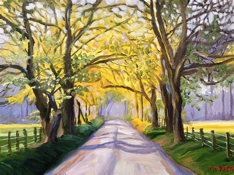 Autumn Road - Art by Michael Meissner