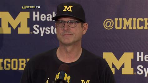 Jim Harbaugh Ohio State Week Press Conference - YouTube