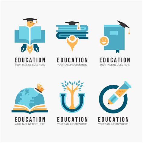 Minimalist Modern Education Logo 16125957 Vector Art at Vecteezy