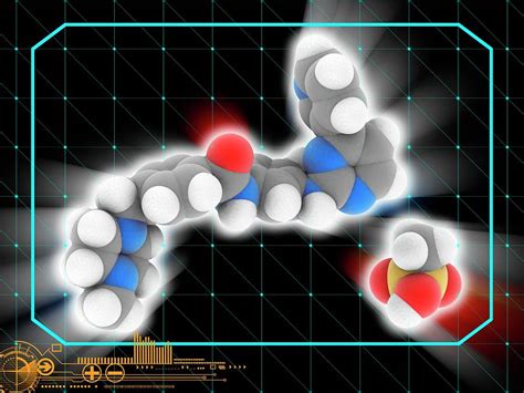 Imatinib Mesylate Drug Molecule Photograph by Laguna Design/science ...