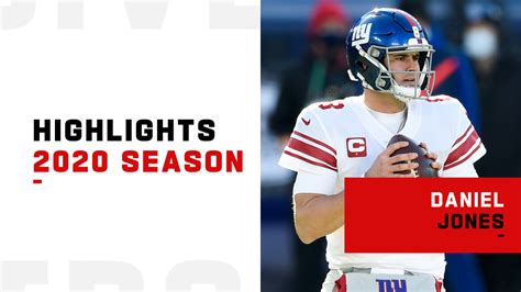 New York Giants quarterback Daniel Jones highlights | 2020 season