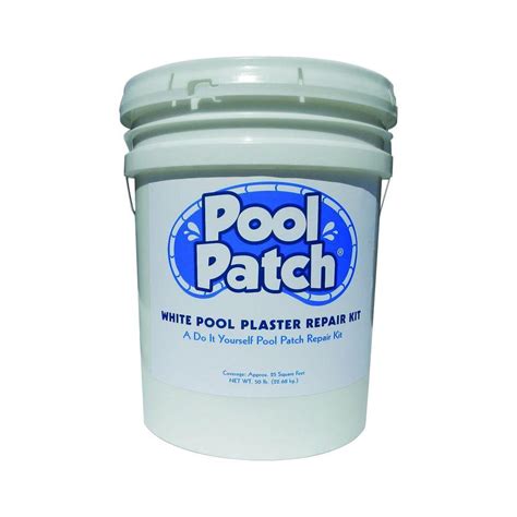 Pool Patch 50 lb. White Pool Plaster Repair Kit-WPP50 - The Home Depot