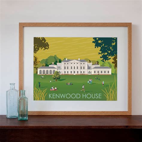 Kenwood House London Retro Style Art Print - Etsy