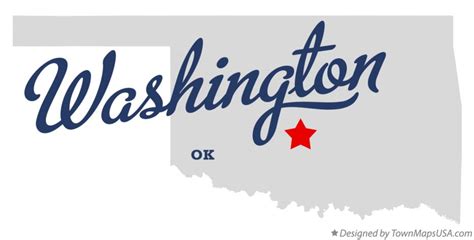 Map of Washington, OK, Oklahoma