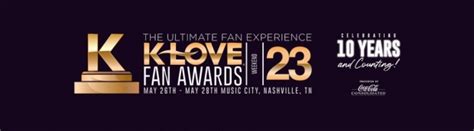 K-LOVE Fan Awards Announce 2023 Nominees : News : JubileeCast