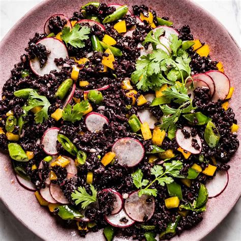 Black Rice Salad Recipe (with Asian Flavors) - Foolproof Living