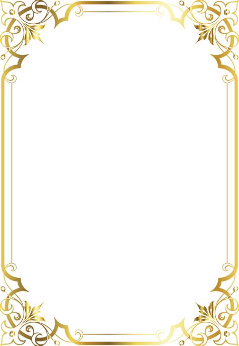 Decorative Border Frame Png - Adalberto Keiser