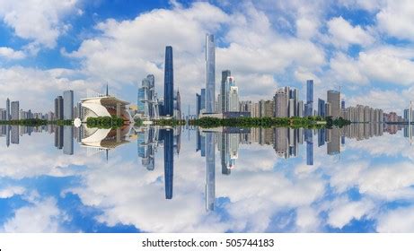 Guangzhou China Beautiful City Skyline Stock Photo 505744183 | Shutterstock