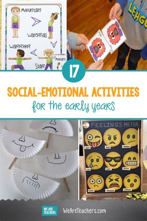 56 Fun SEL Activities for Preschool and Kindergarten | Social emotional ...