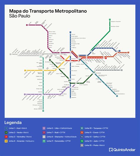 Linhas de Metrô SP: Tudo o que você precisa saber para se deslocar na ...