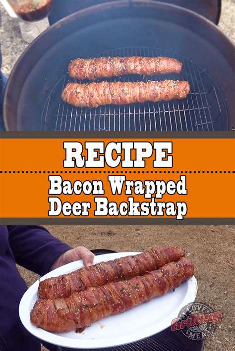 Bacon Wrapped Deer Backstrap Recipe | Backstrap recipes, Deer backstrap ...