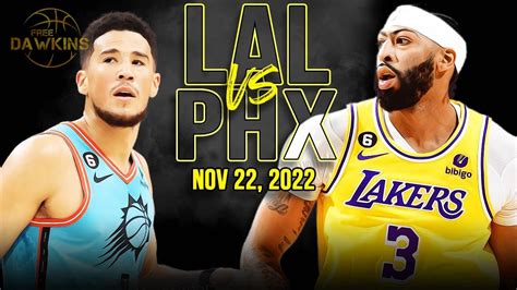 Los Angeles Lakers vs Phoenix Suns Full Game Highlights | Nov 22, 2022 ...