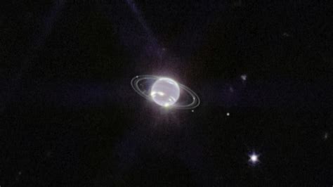 Neptune's rarely seen rings shine in new James Webb telescope images