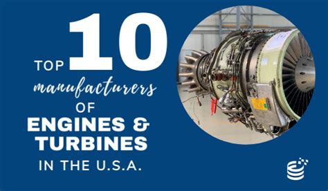 Top 10 U.S. Engine and Turbine Manufacturers - IndustrySelect®