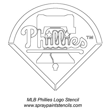 Philadelphia Phillies Logo Stencil