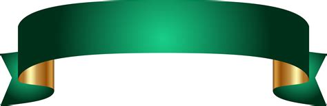 Banner - Green Banner Ribbon Png Clipart - Full Size Clipart (#100687 ...