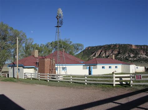 The old ranch house at Timberlake Ranch, Ramah, New Mexico