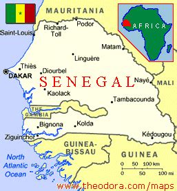 Maps of Senegal - Senegalese Flags, Maps, Economy, Geography, Climate, Natural Resources ...