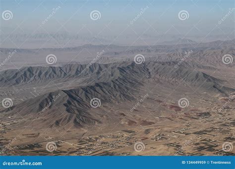 Mountains Outside Kabul City from Tha Air Stock Image - Image of ...