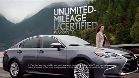 Lexus L/Certified TV Spot, 'Unlimited Mileage Warranty' - iSpot.tv