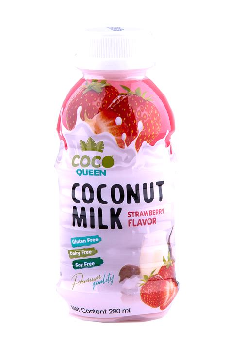 Strawberry coconut milk drink - Vala Thai Food