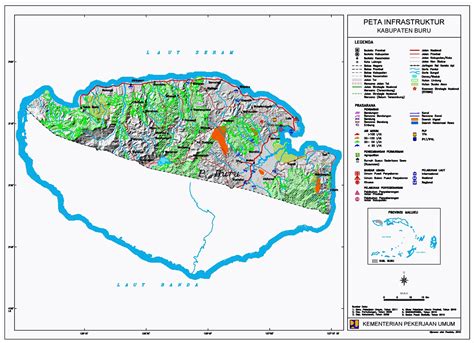 Peta Kabupaten Buru