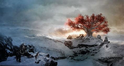 Game of Thrones Herzbaum - Wehrholzbaum - Weirwood - Heart Tree | Game of thrones, Stark, Winter ...