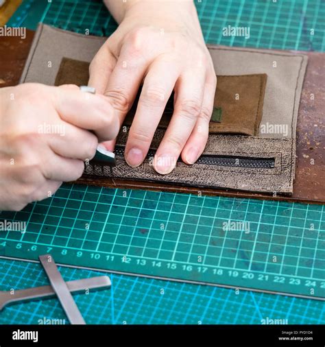 Leather perforation hi-res stock photography and images - Alamy