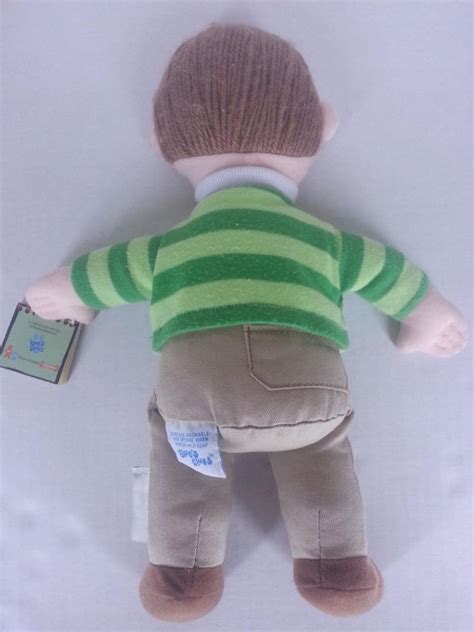 Blues Clues STEVE plush doll eden toy 1999 12"H w/ Handy Dandy NoteBook | #1844170697